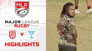 Maa Nonu powers over in classic Major League rugby clash  San Diego v LA  MLR Rugby Highlights [upl. by Dijam]