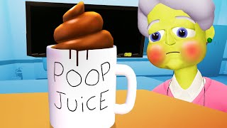 I Tricked My TEACHER Into Drinking POOP JUICE  Bad Boy Simulator VR [upl. by Enitnemelc]