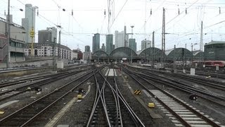 Führerstandsmitfahrt von Mainz Hbf nach Frankfurt Hbf  BR 143  DB Deutsche Bundesbahn Nr 14 [upl. by Airdnax350]