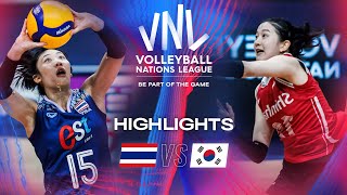 🇹🇭 THA vs 🇰🇷 KOR  Highlights  Week 1  Womens VNL 2024 [upl. by Merrick]