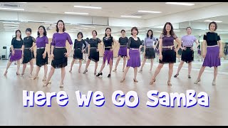 HERE WE GO SAMBA LINEDANCE  YONSEI UNIVERSITY Grace David amp Nunik Susanto [upl. by Oman]