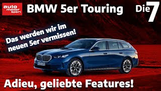 BMW 5er Touring Darauf müsst Ihr verzichten  auto motor und sport [upl. by Eolc485]