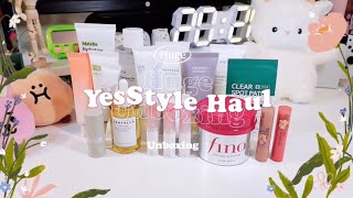 Yesstyle Haul ˚ʚ♡ɞ˚ Kbeauty 🌷 Skincare amp Makeup Unboxing✨ [upl. by Imhskal]