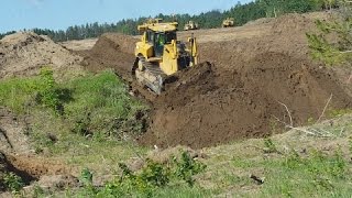 Watching Bulldozers Road Construction Vlog 6 [upl. by Eudosia]