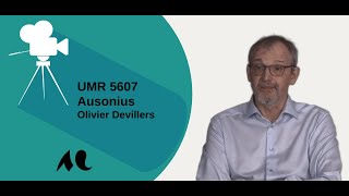 LUnité de Mixte Recherche Ausonius présentée par Olivier Devillers [upl. by Kinemod]