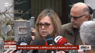 Ragazzi scomparsi a Venezia lappello della madre di Filippo  Ore 14 del 14112023 [upl. by Burnside]