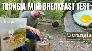 TRANGIA MINI UNBOXING  COOKED BREAKFAST Tryout  Alone in London Woods [upl. by Giraud]