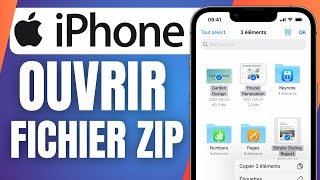 Comment Ouvrir Un Fichier Zip Sur Iphone  En 2024 [upl. by Kruse]