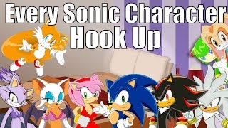 Cartoon HookUps Sonic the Hedgehog Compilation Every Sonic Hook Up [upl. by Hofstetter]