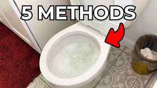 5 Ways On How To Unclog Any Toilet  With amp Without Tools [upl. by Yahsed214]