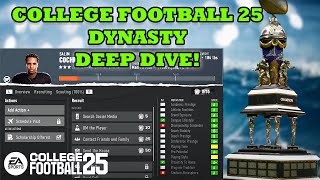 Uncovering Secrets of College Football 25 Dynasty Mode [upl. by Nobell]