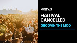 Groovin the Moo music festival cancelled  ABC News [upl. by Ettezyl]