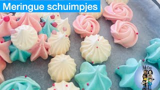 Meringue  schuimpjes lolly  recept [upl. by Ahsiuqat]