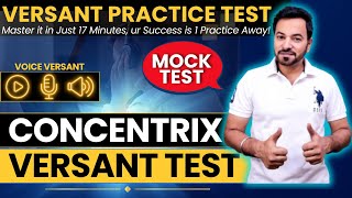 Versant Test Concentrix  Concentrix Versant Practice Test  Concentrix Versant Test Live [upl. by Larred]