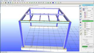 Stahlbau CAD  Erstellung einer kleinen Bühne [upl. by Reilamag]