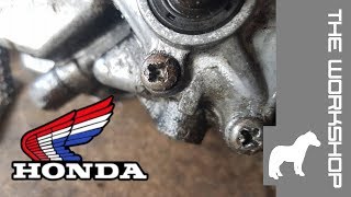 Honda C90 engine teardown  Part 2 [upl. by Larrej418]