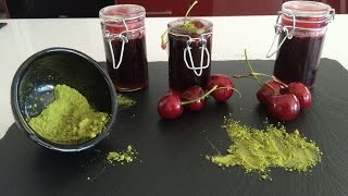 Confiture de Cerise de Céret au Thé Vert Matcha Rapide et Délicieuse  Le Carré Gourmand [upl. by Petracca]