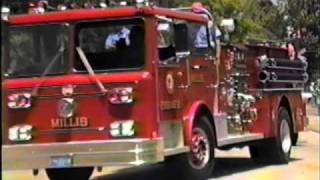 Firemens Muster  Hopedale Massachusetts Centennial 1986 [upl. by Lugar]