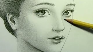 How to Draw a quotRealisticquot Manga Face pt 2 Shading [upl. by Atinnor531]