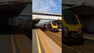 Train at Dawlish Super voyager on a service to Plymouth [upl. by Fabrianna145]