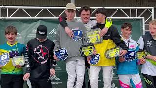 The Brookes Brothers Racing Stock Chase Elements At The Victorian State Bmx Titles [upl. by Akinohs301]