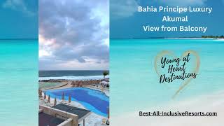 Bahia Principe Luxury Akumal View from Balcony [upl. by Donoho550]