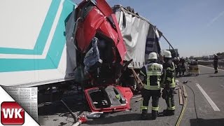 LKW Unfall mit Folgeunfall auf der A3 [upl. by Froemming56]