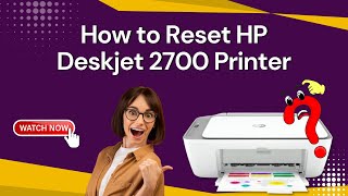 How to Reset HP Deskjet 2700 Printer  Printer Tales [upl. by Oker]