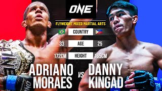 Adriano Moraes vs Danny Kingad  Full Fight Replay [upl. by Ettie117]