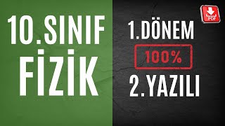 💯 10SINIF FİZİK 1DÖNEM 2YAZILI ÇALIŞMASI [upl. by Archibold]