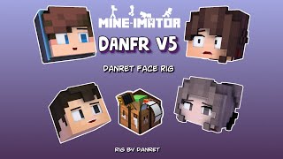 Danret Face Rig Ver5 quotDanFR V5quot Mine Imator [upl. by Dduj]