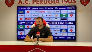 Conferenza di Formisano pre gara Perugia Lucchese [upl. by Ailecec]