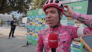 Rigoberto Uran  Entrevista en la salida  Il Lombardia 2022 [upl. by O'Callaghan]