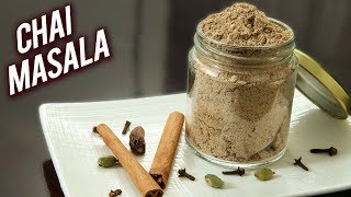 Chai Masala Recipe  Basic Masala Tea Recipe  How To Make Chai Masala  Masala Chai Recipe  Ruchi [upl. by Nicholl]