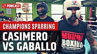 John Riel Casimero vs Reymart Gaballo  Philippine Bantamweight World Champions Sparring Session [upl. by Christie]