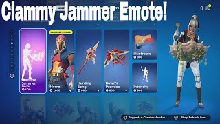 Is Clammy Jammer A New Emote In The Fortnite Item Shop [upl. by Zaslow]