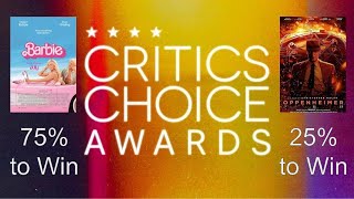 Critics Choice Awards 2024 Predictions [upl. by Yelsnik]