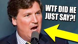 Tucker Carlson PROVES Tim Walz Right With CREEPY Rally Speech [upl. by Massimo53]