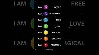 Affirmations for All 7 Chakras Align Your Energy shorts [upl. by Einrae]