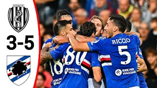 CesenaSampdoria 35 Tutti i gol e gli highlights [upl. by Meunier323]