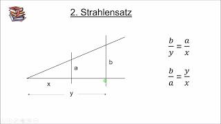 2 Strahlensatz Erklärung und einfache Übungen [upl. by Ahsiadal844]