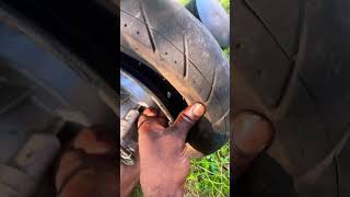 How to change tubeless tire Valve by hand at home 5 min fix 30 sec tutorial [upl. by Armbrecht]