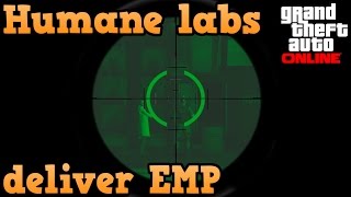 GTA online heist guides  Humane labs  Deliver EMP [upl. by Eelessej]