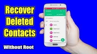 How to Recover Deleted or Lost Contacts from android device Without root [upl. by Thier]