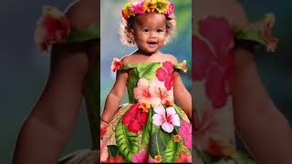 Tropical Princess in Bloom babyfashionshow baby babywalk babyfashion cutebaby shorts [upl. by Vareck]