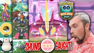 SHUNDO Caught at the Fukuoka Wild Area Event Shiny Gigantamax Toxtricity Mighty Pokémon amp More [upl. by Dirrej202]