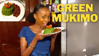 HOW TO MAKE THE GREEN MUKIMO KIKUYU DISHKENYAN RECIPENORAS POT [upl. by Meredith]