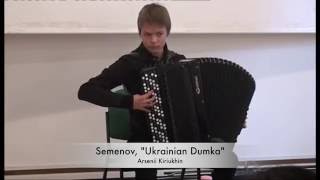 Castelfidardo 2016 International accordion Festival Italy Arsenii Kiriukhin Арсений Кирюхин [upl. by Ardnayek467]