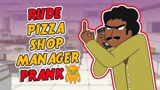 Super Rude Pizza Shop Prank  Ownage Pranks [upl. by Ayhay40]