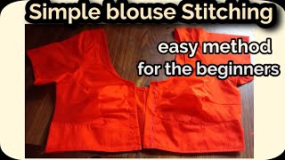 Full Blouse Stitching Step by Stepeasy methodclear Explanation [upl. by Goerke483]